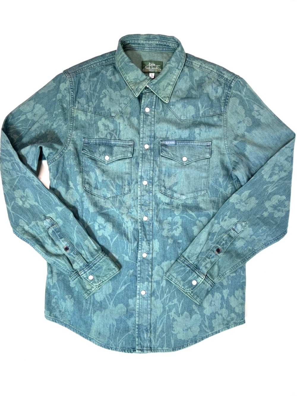 NWOT LEE® X Paul Smith Western Floral Print Shirt Size Small - Picture 4 of 8